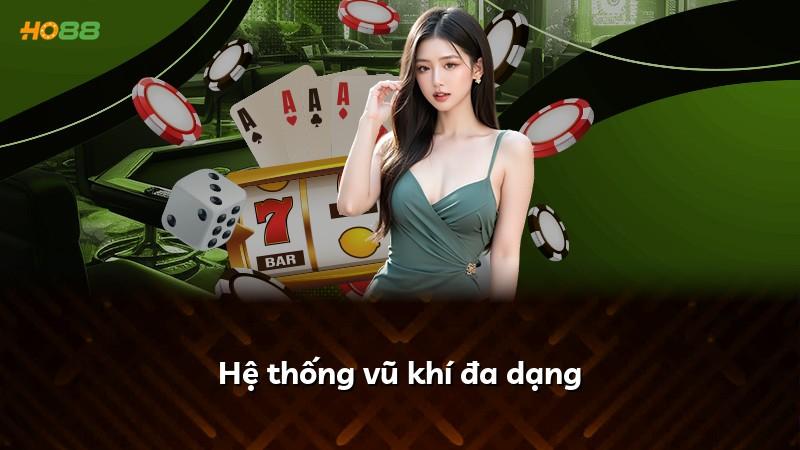 Hệ thống vũ khí đa dạng